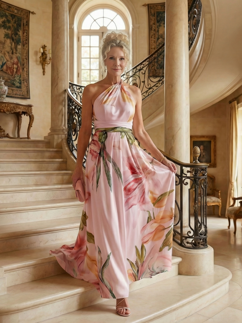 Amiel | Maxi Vestido Floral Ligero