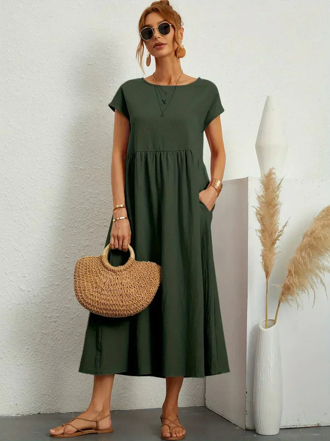 Ana / Vestido de Lino Suave