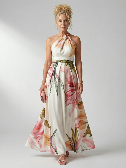 Amiel | Maxi Vestido Floral Ligero