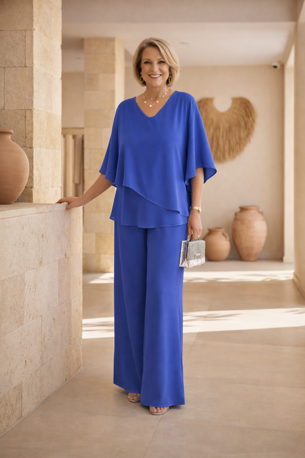 Martha - Conjunto de Pantalón Ancho