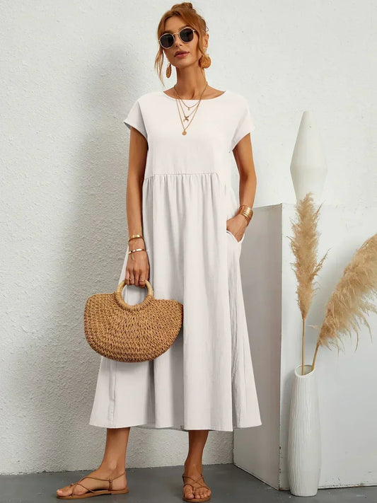 Ana / Vestido de Lino Suave
