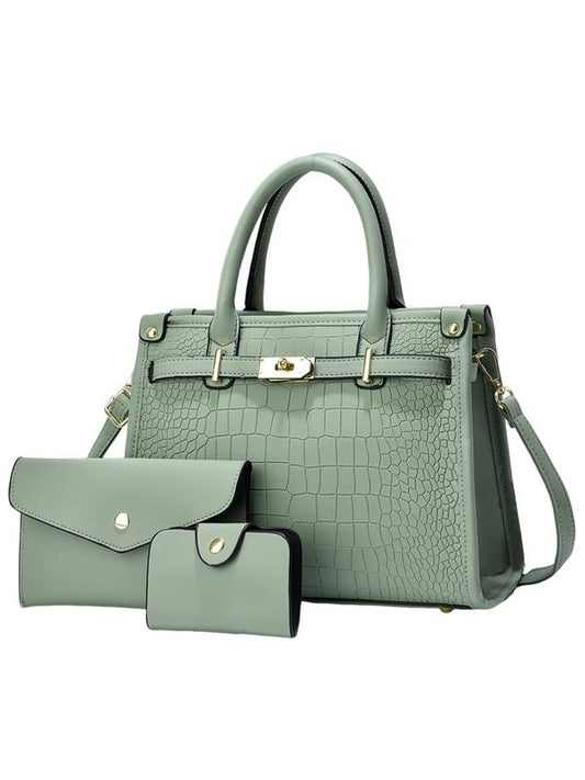Bella Borsa - Bolso Bandolera con Grabado de Cocodrilo